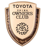 Toyota Metal Shield Car Rear Sticker Auto Window Emblem Badge Decal