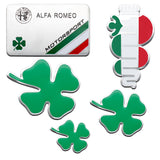 Alfa Romeo Aluminum Alloy Car Body Sticker Nameplate Rear Emblem Badge Decal