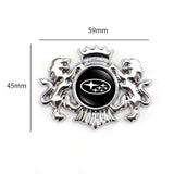 Subaru STI Double Lion Metal Car Rear Sticker Auto Window Emblem Badge Decal