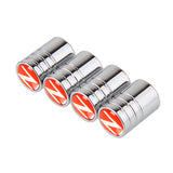 4pcs/set Nissan Nismo Z Logo Car Air Valve Stem Caps Auto Tyre Valve Covers