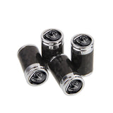 4pcs/set Dodge Viper Logo Carbon Fiber Car Air Valve Stem Cap Auto Tyre Valve Covers