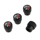 4pcs/set Nissan Nismo GTR Logo Car Air Valve Stem Caps Auto Tyre Valve Covers