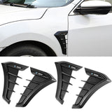 2PCS BMW Logo Shark Fin Car Side Fender Sticker Emblem
