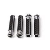 4pcs/set Opel Logo Carbon Fiber Car Door Bolt Lock Pins Gate Lock Screws