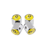 4pcs/set Renault Anti-Theft Car Air Valve Stem Cap Auto Tyre Valve Covers