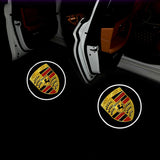 2pcs Porsche Wireless Car Welcome Door Laser Projection LED Light