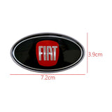 Fiat Elliptical Metal Car Window Sticker Emblem Badge Decal