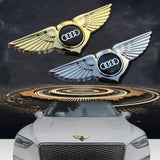 Audi Angle Wings Metal Car Front Center Sticker Grille Emblem