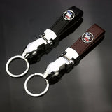 Buick Leopard PU Leather Car Keychain Key Ring Pendant