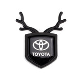 Toyota ABS Deer Car Rear Sticker Shield Trunk Emblem Badge Decal