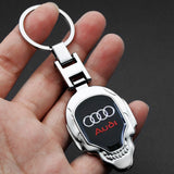 Audi Sline Skull Metal Car Keychain Key Holder