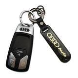 Audi Sline Carbon Fiber Car Logo Keychain Keyring