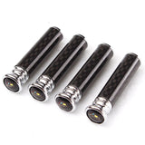 4pcs/set Volkswagen ABT GTI Rline Logo Carbon Fiber Car Door Bolt Lock Pins Gate Lock Screws