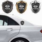 Nissan Shield Carbon Fiber Car Side Window Sticker Emblem Badge Decal