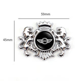 MINI Cooper Double Lion Metal Car Rear Sticker Auto Window Emblem Badge Decal