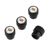 4pcs/set Cadillac Logo Car Air Valve Stem Caps Auto Tyre Valve Covers