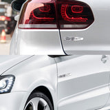 2pcs Infiniti Metal Car Fender Side Badge Decal Rear Emblem Sticker