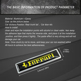 2pcs/set Ferrari Logo Metal Car Side Sticker Auto Emblem Badge