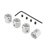 4pcs/set Nissan Nismo GTR Anti-Theft Car Air Valve Stem Cap Auto Tyre Valve Covers