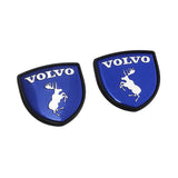 2pcs Volvo Moose Deer Logo Metal Car Rear Sticker Decal Emblem Badge