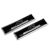 2pcs/set BMW M Power Hamann AC Logo Metal Car Side Sticker Auto Emblem Badge