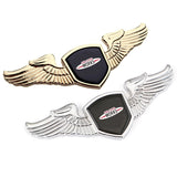 MINI Cooper JCW Metal Wings Car Front Hood Sticker Emblem Badge