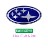 Subaru Elliptical Metal Car Window Sticker Emblem Badge Decal