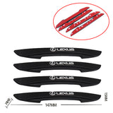 4pcs/set Lexus Car Door Protection Bumper Strip Anti Scratch Sticker