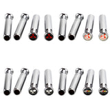 4pcs/set Mitsubishi Ralliart Logo Car Door Bolt Lock Pins Gate Lock Screws