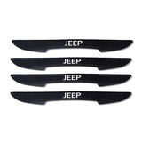 4pcs/set Jeep Car Door Protection Bumper Strip Anti Scratch Sticker