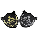 Mitsubishi Metal Carbon Fiber Car Rear Sticker Shield Trunk Emblem Badge Decal
