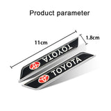 2pcs Toyota Logo Car Fender Side Sticker Decal Emblem Badge