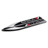 2pcs Toyota TRD Logo Metal Car Side Fender Sticker Emblem Badge Decal Decoration