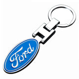 Ford Metal Car Keychain Key Ring Holder
