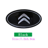Citroen Elliptical Metal Car Window Sticker Emblem Badge Decal