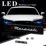 Maserati Logo Car Front Hood Grille LED Light