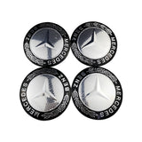 4pcs/set 56/75mm Mercedes Benz AMG Brabus Apple Tree Car Wheel Center Hub Cap Sticker Decal