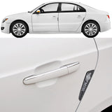 4pcs/set MINI Cooper Carbon Fiber Car Door Anti-Scratch Sticker Door Side Protection Bumper Strips