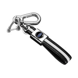 Ford PU Leather Car Key Chain Holder Auto Keyring