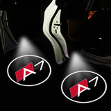 2pcs Audi A4 A5 A3 A8 Q7 Q5 Wireless Car Welcome Door Laser Projection LED Light