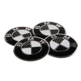 4pcs 56mm BMW M Power Alpina AC Hamann Hartge Car Wheel Center Hub Cap Sticker Decal