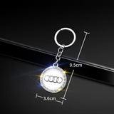 Audi Sline Logo Diamond Keychain Metal Keyring