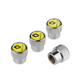 4pcs/set Renault Logo Car Air Valve Stem Caps Auto Tyre Valve Covers