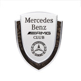 Mercedes Benz Metal Shield Car Rear Sticker Auto Window Emblem Badge Decal