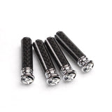 4pcs/set Holden Logo Carbon Fiber Car Door Bolt Lock Pins Gate Lock Screws