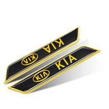 2pcs KIA Logo Car Fender Side Sticker Decal Emblem Badge