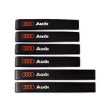 6PCS Audi Sline Car Door Handle Mirror Protective Anti-Collision Stickers