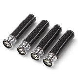 4pcs/set Hyundai Genesis Logo Carbon Fiber Car Door Bolt Lock Pins Gate Lock Screws