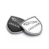2pcs 39x39mm Jaguar Shield Metal Car Window Sticker Emblem Badge Decal