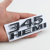 Dodge 345 392 HEMI Metal Car Rear Sticker Auto Side Emblem Badge Decal